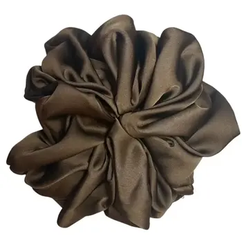 Pico Scrunchie Satin Extra Large Mocca