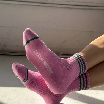 Le Bon Shoppe Girlfriend Socks Rose Pink