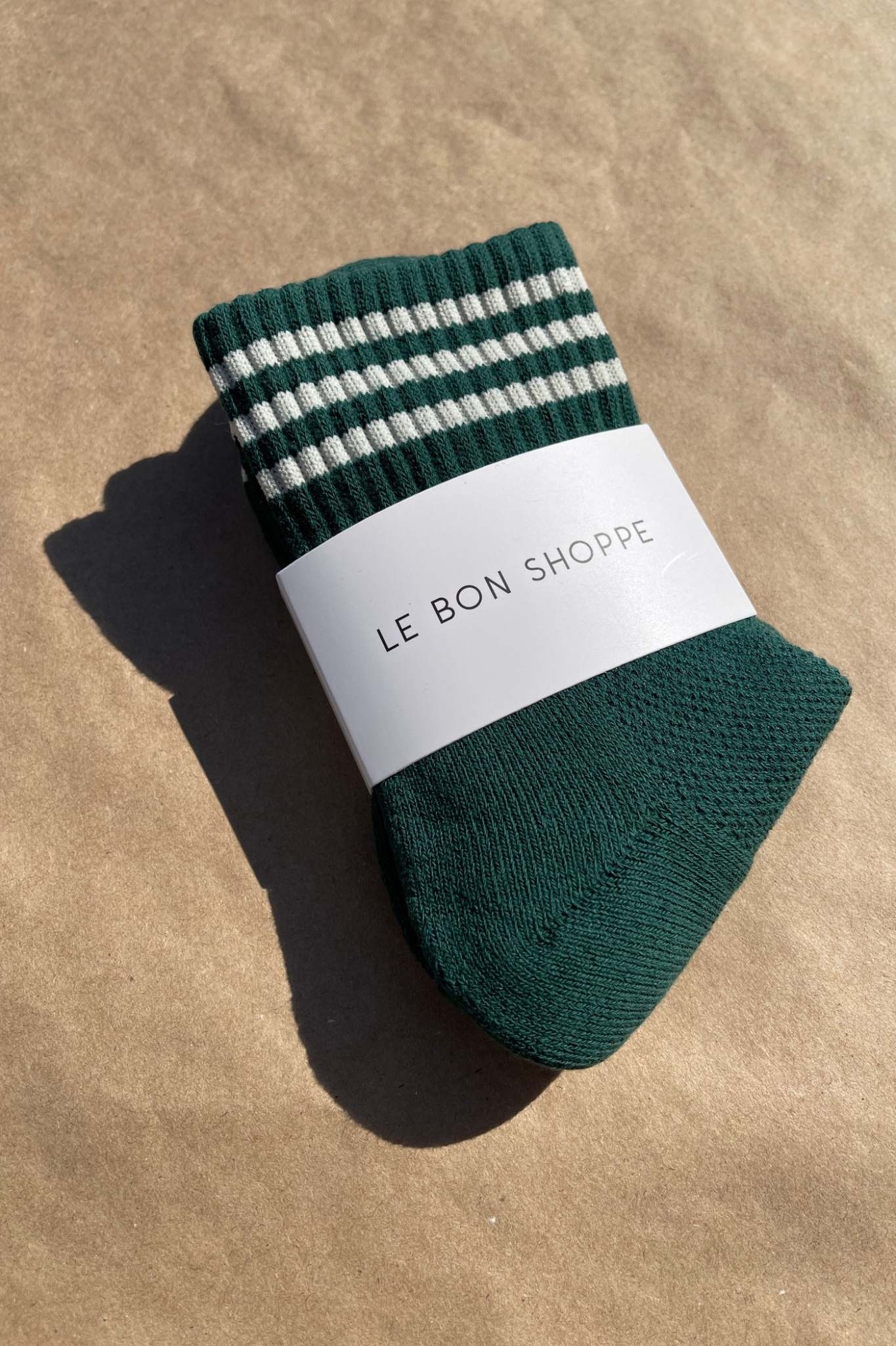 Le Bon Shoppe Girlfriend Socks Hunter Green OS
