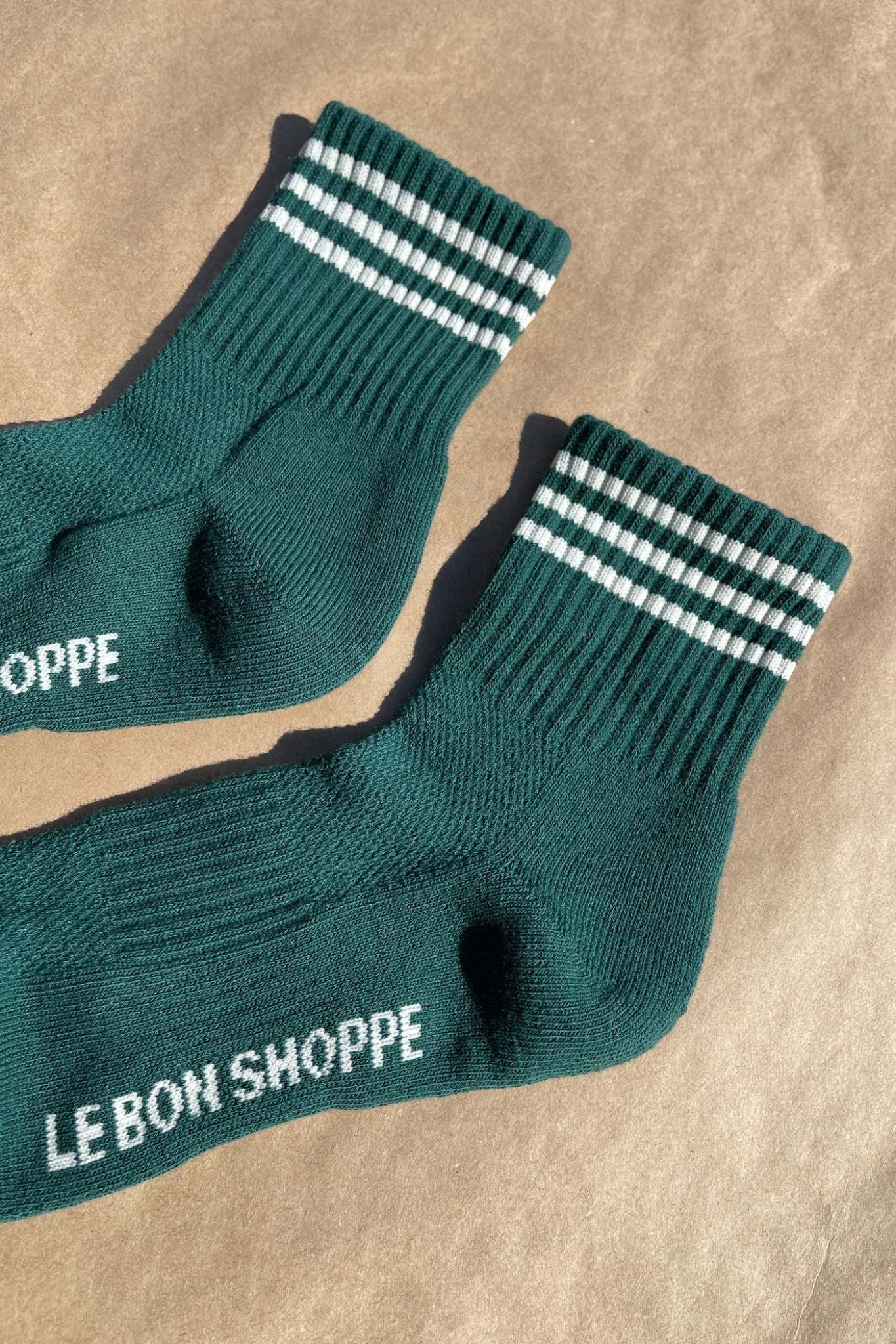 Le Bon Shoppe Girlfriend Socks Hunter Green OS