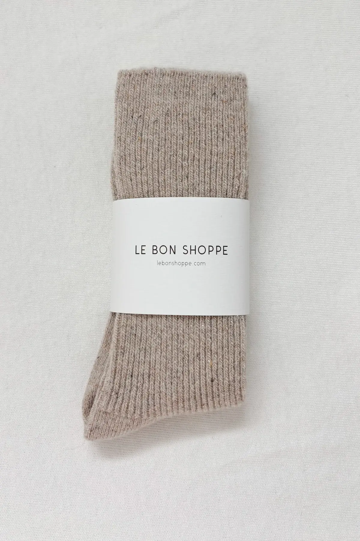 Le Bon Shoppe Winter Sparkle Socks champagne