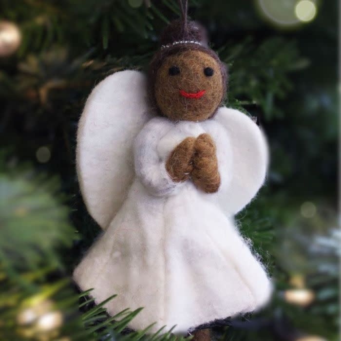 Felt So Good Hanging Felt Christmas Angel