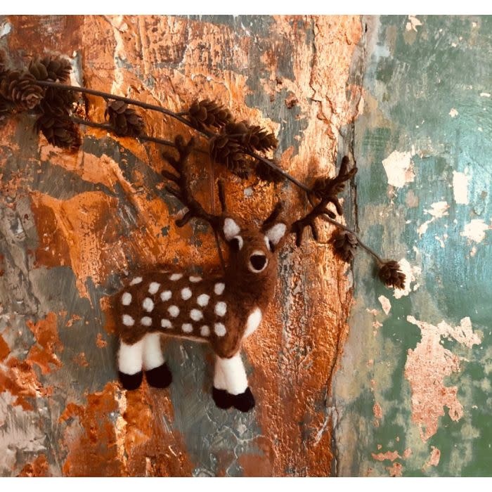 Felt So Good Hanging Felt Stag