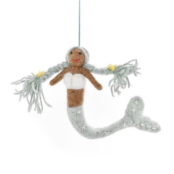 Felt So Good Hanging Felt Mermaid Blue