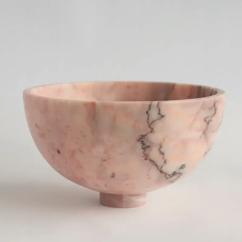 Kiwano Bowl Pink Marble
