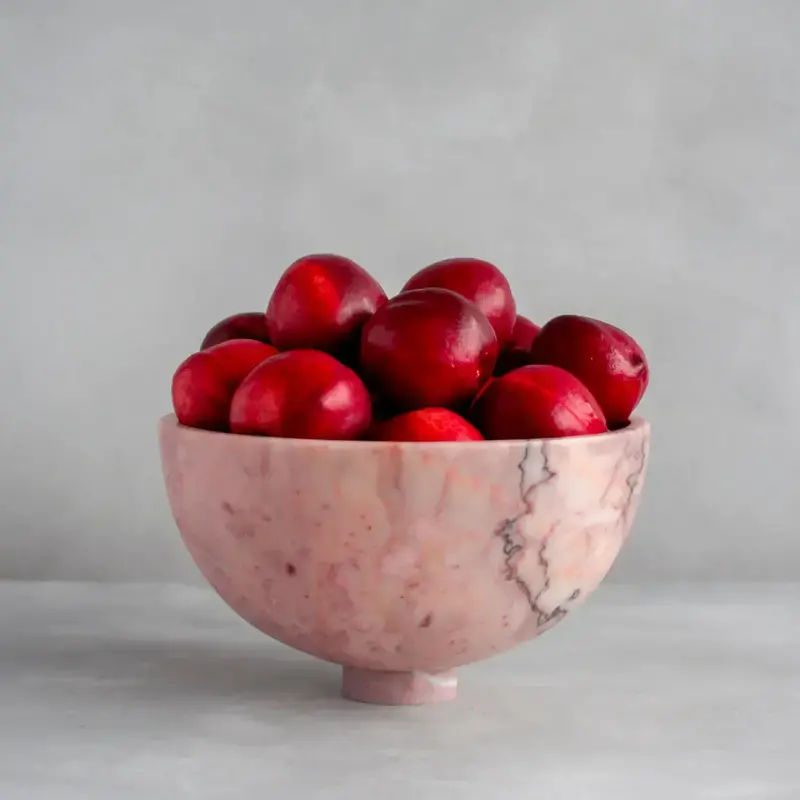 Kiwano Bowl Pink Marble