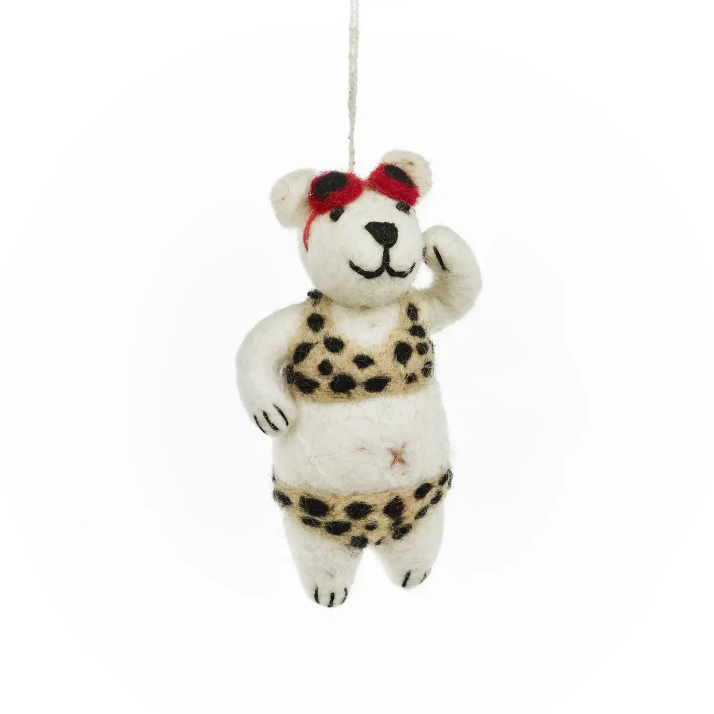 Felt So Good Hanging Felt Diva Polar Bear
