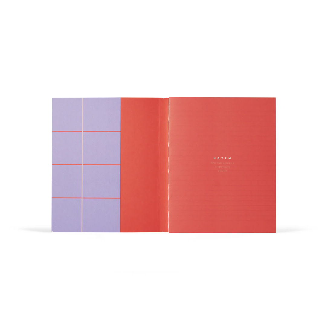 Notem Notebook Uma Medium Lavender Check