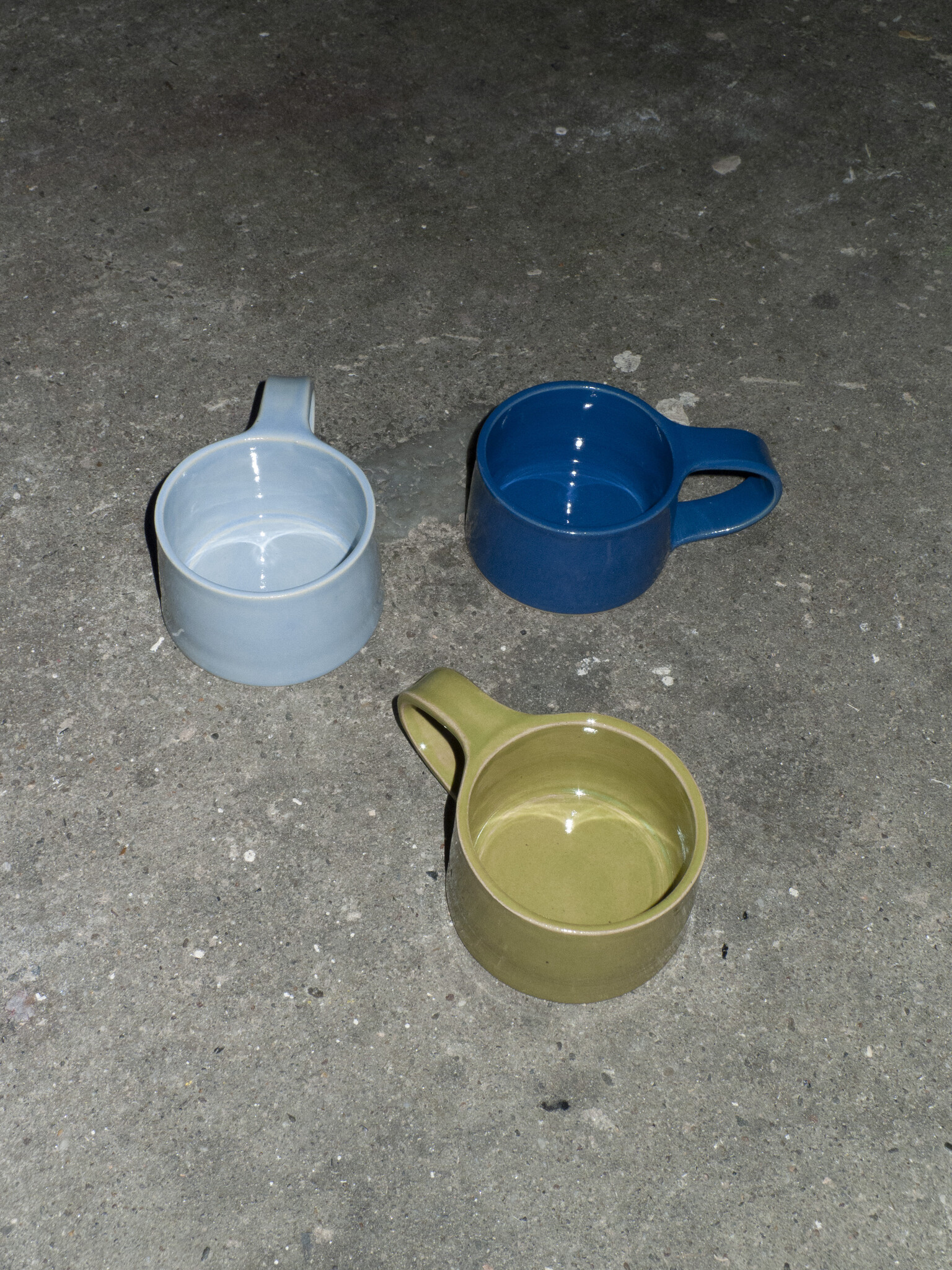 Almond in a Glass Cup Flat Handle Ice