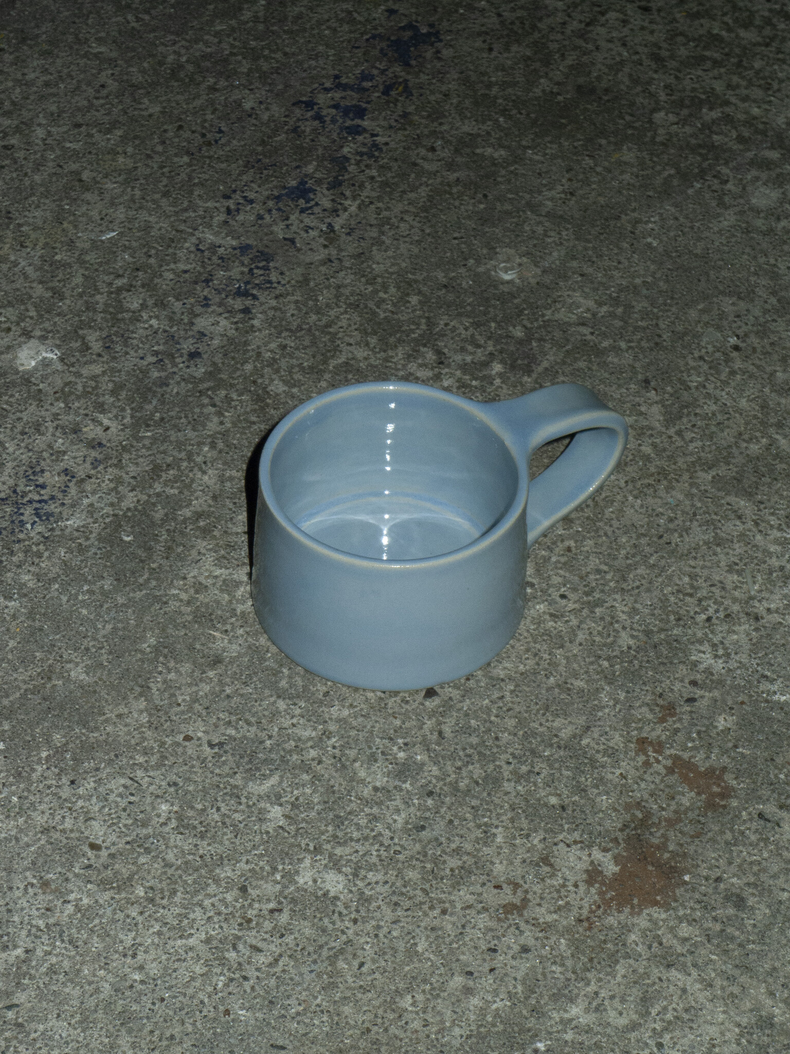 Almond in a Glass Cup Flat Handle Ice