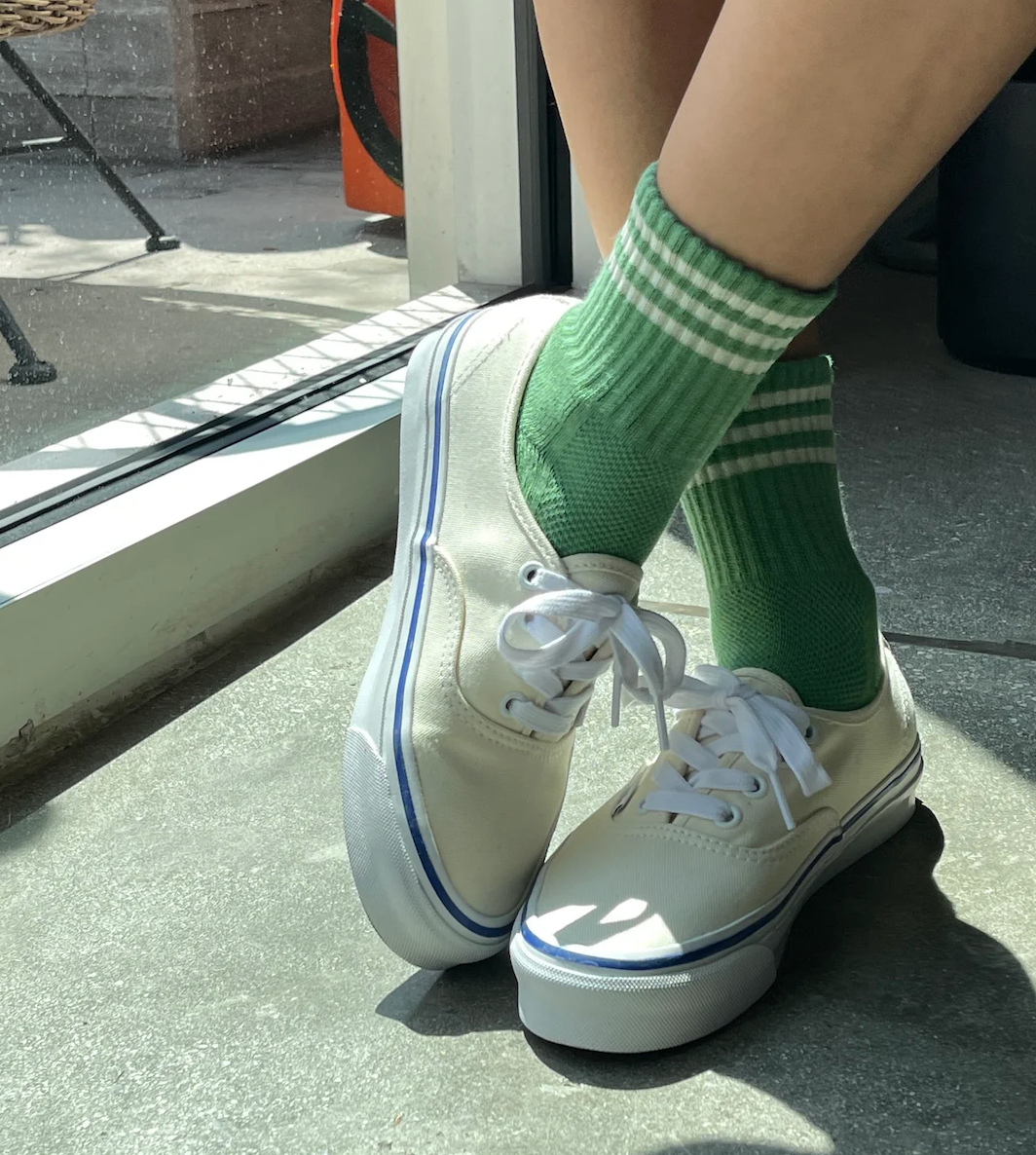 Le Bon Shoppe Girlfriend Socks Avocado