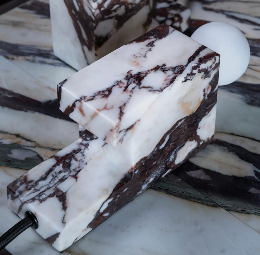 101 Copenhagen Brick Lamp Low Calacatta