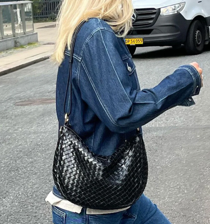 Adax Salerno shoulder bag Marlin Black