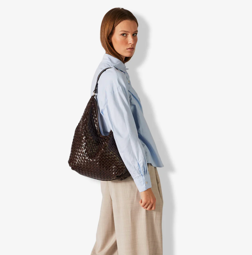 Adax Salerno shoulder bag Mindy Dark Brown