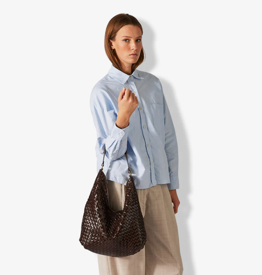 Adax Salerno shoulder bag Mindy Dark Brown