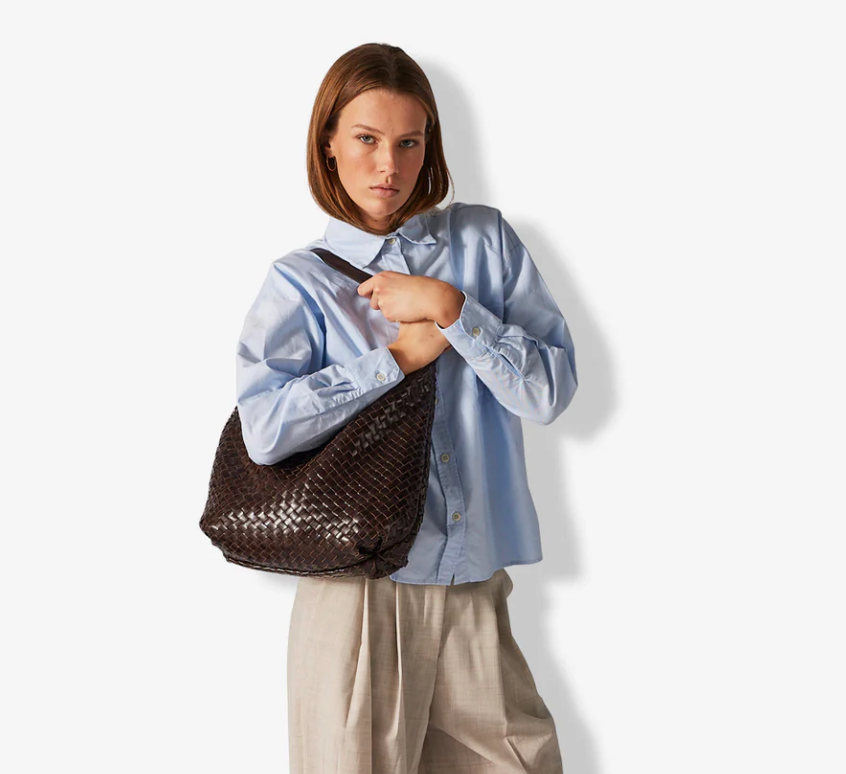 Adax Salerno shoulder bag Mindy Dark Brown