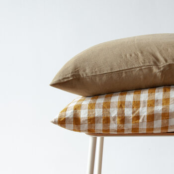 Linge Particulier Cushion Cover Linen Curry 50x50