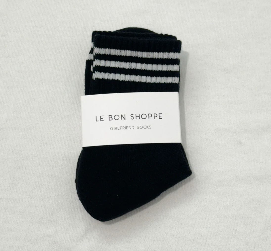 Le Bon Shoppe Girlfriend Socks Black