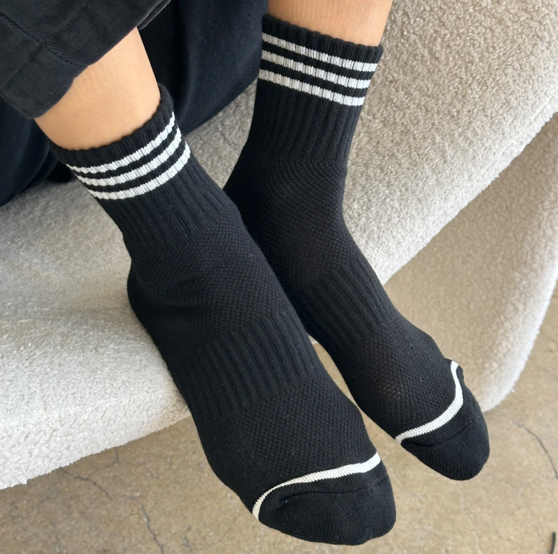 Le Bon Shoppe Girlfriend Socks Black