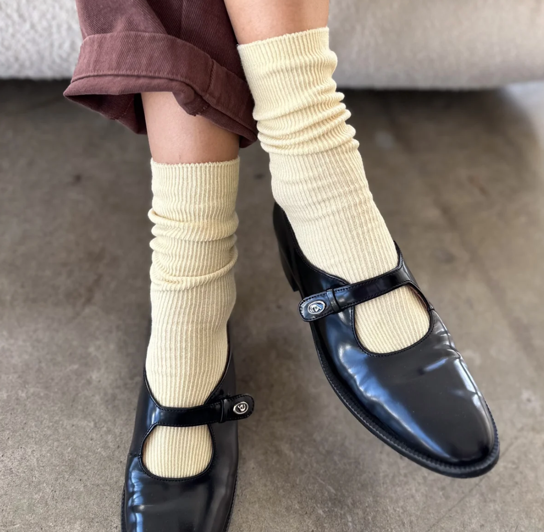 Le Bon Shoppe Pants Socks Granola