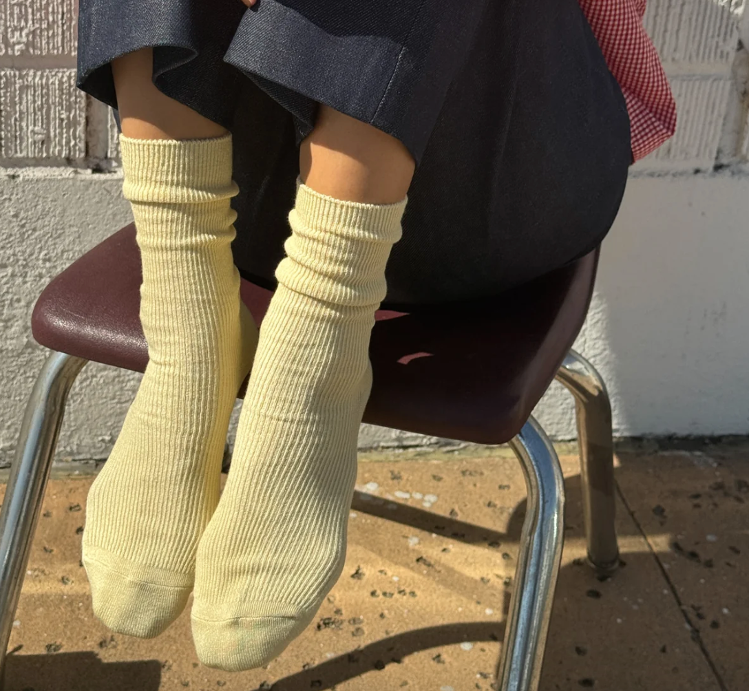 Le Bon Shoppe Pants Socks Granola