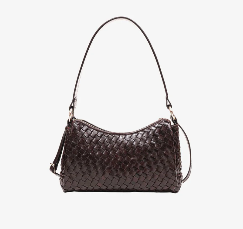 Adax Salerno Shoulder Bag Eleonora Dark Brown