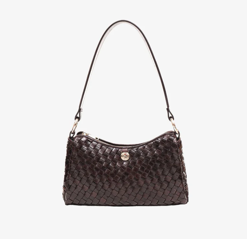 Adax Salerno Shoulder Bag Eleonora Dark Brown