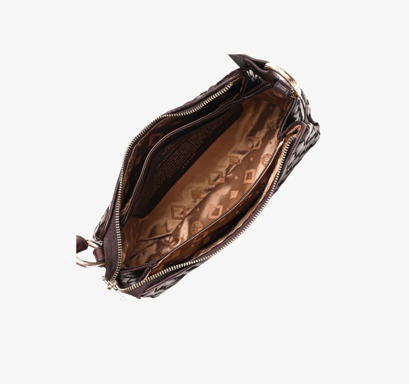 Adax Salerno Shoulder Bag Eleonora Dark Brown
