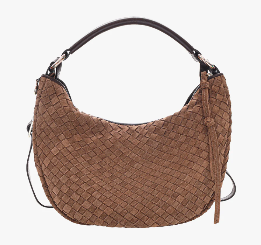 Adax Shoulder Bag Rozzano Marlin Braided Latte