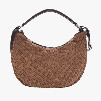 Adax Shoulder Bag Rozzano Marlin Braided Latte