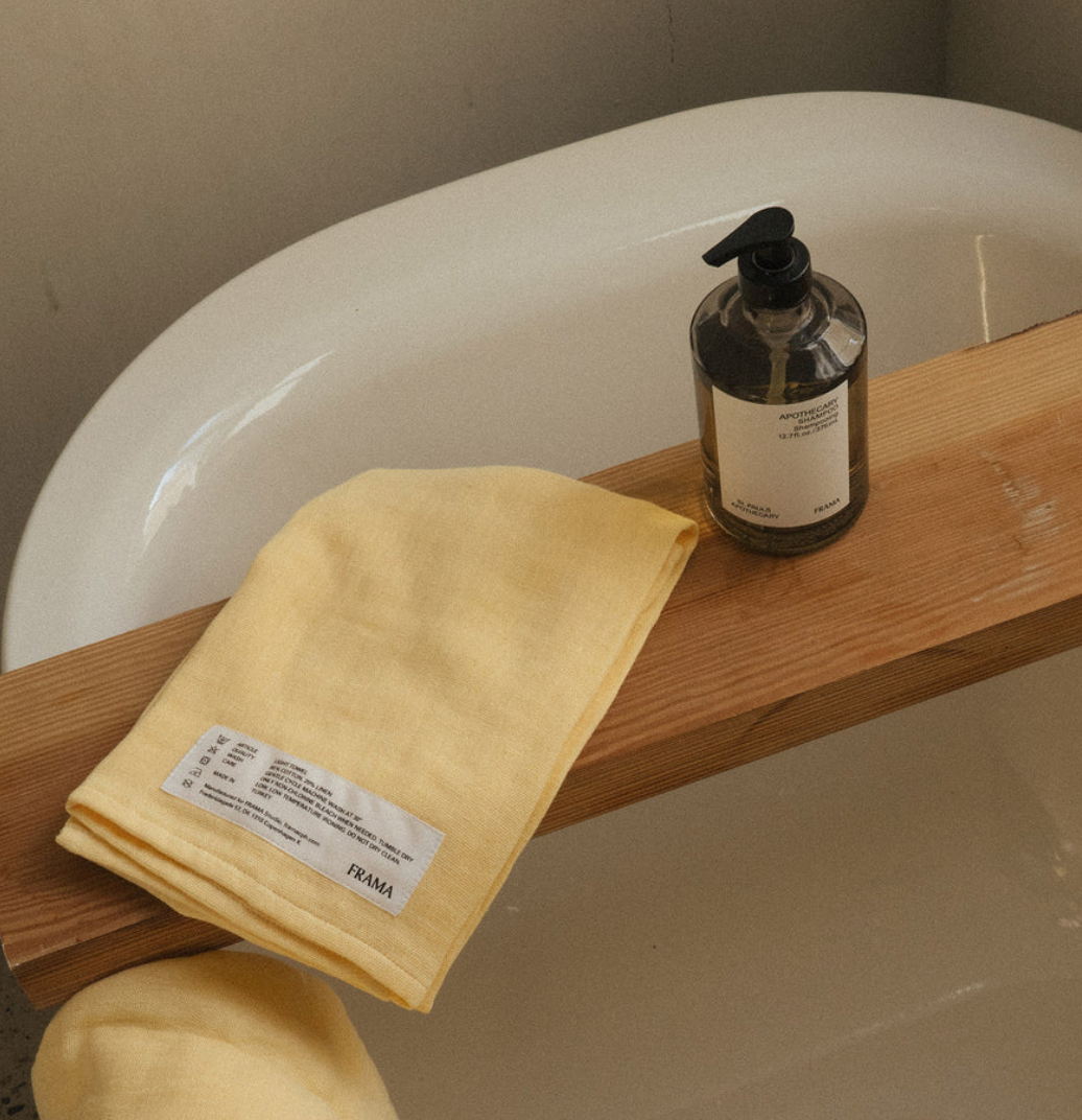 Frama Light Towel Pale Yellow Hand Towel
