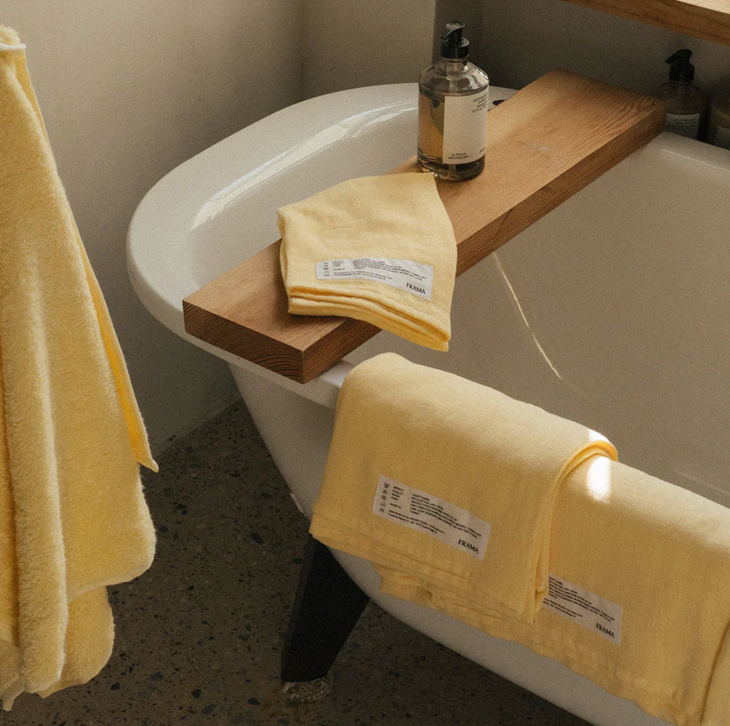 Frama Light Towel Pale Yellow Hand Towel
