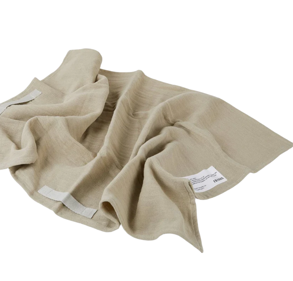 Frama Light Towel Sage Green Hand Towel
