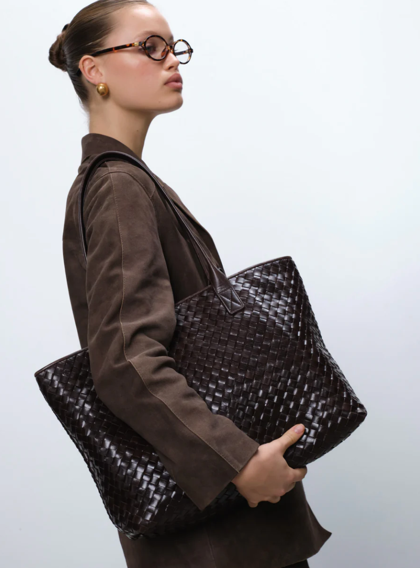 Adax Salerno Handbag Roberta Dark Brown