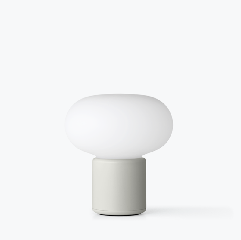 New Works Portable Lamp Karl Johan Light Grey