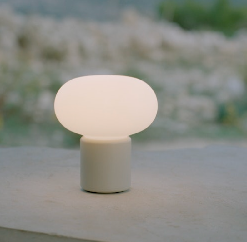 New Works Portable Lamp Karl Johan Light Grey