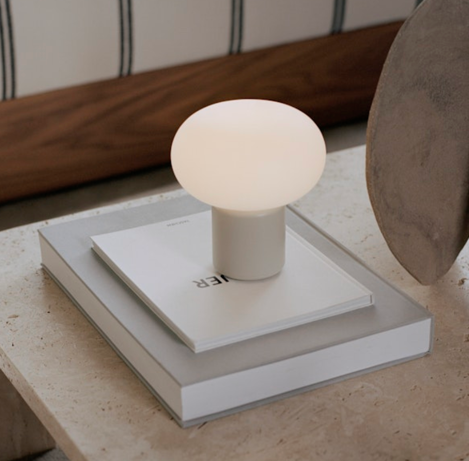 New Works Portable Lamp Karl Johan Light Grey