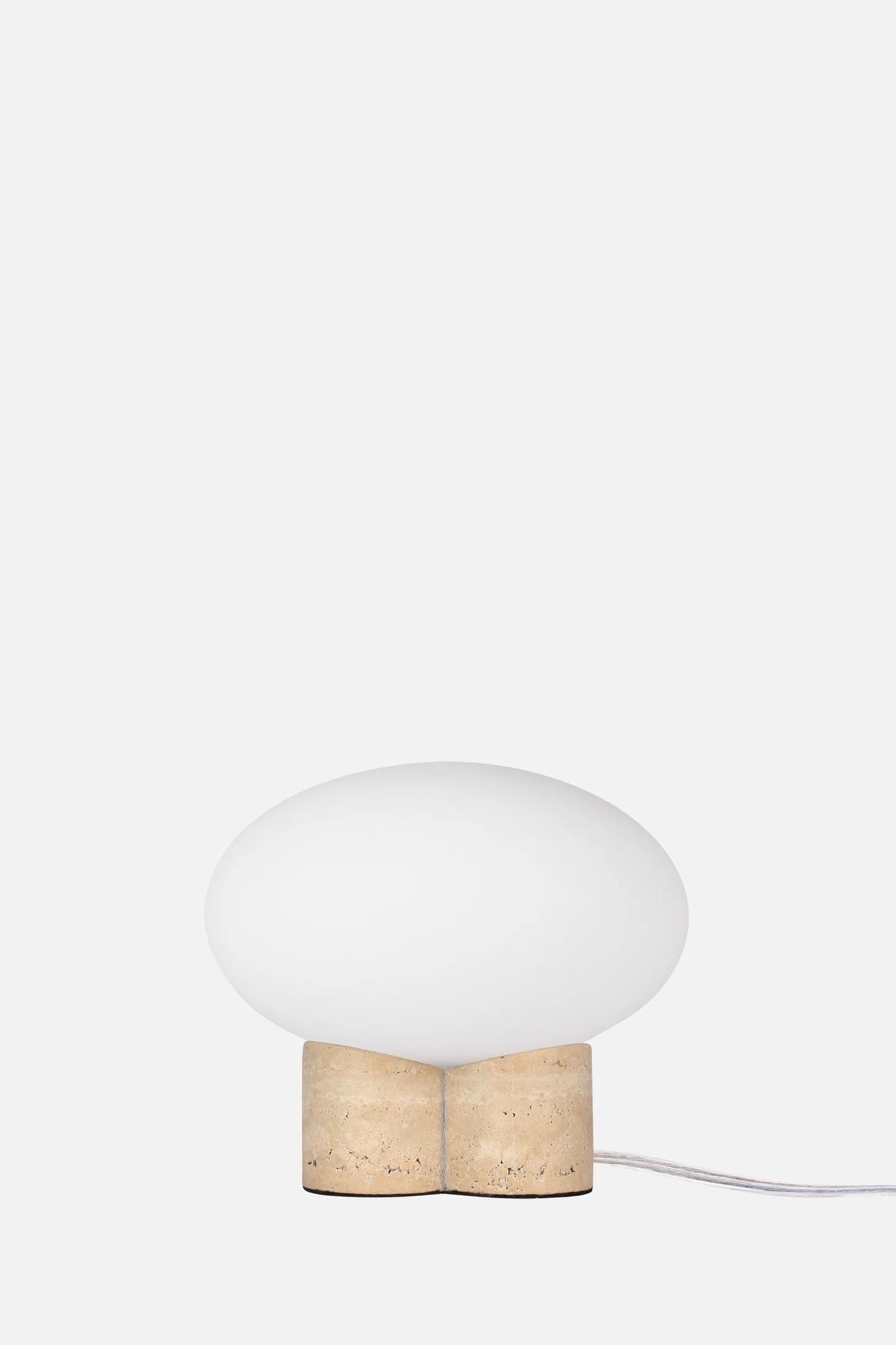 Globen Lighting Table Lamp Mammut Travertine Large