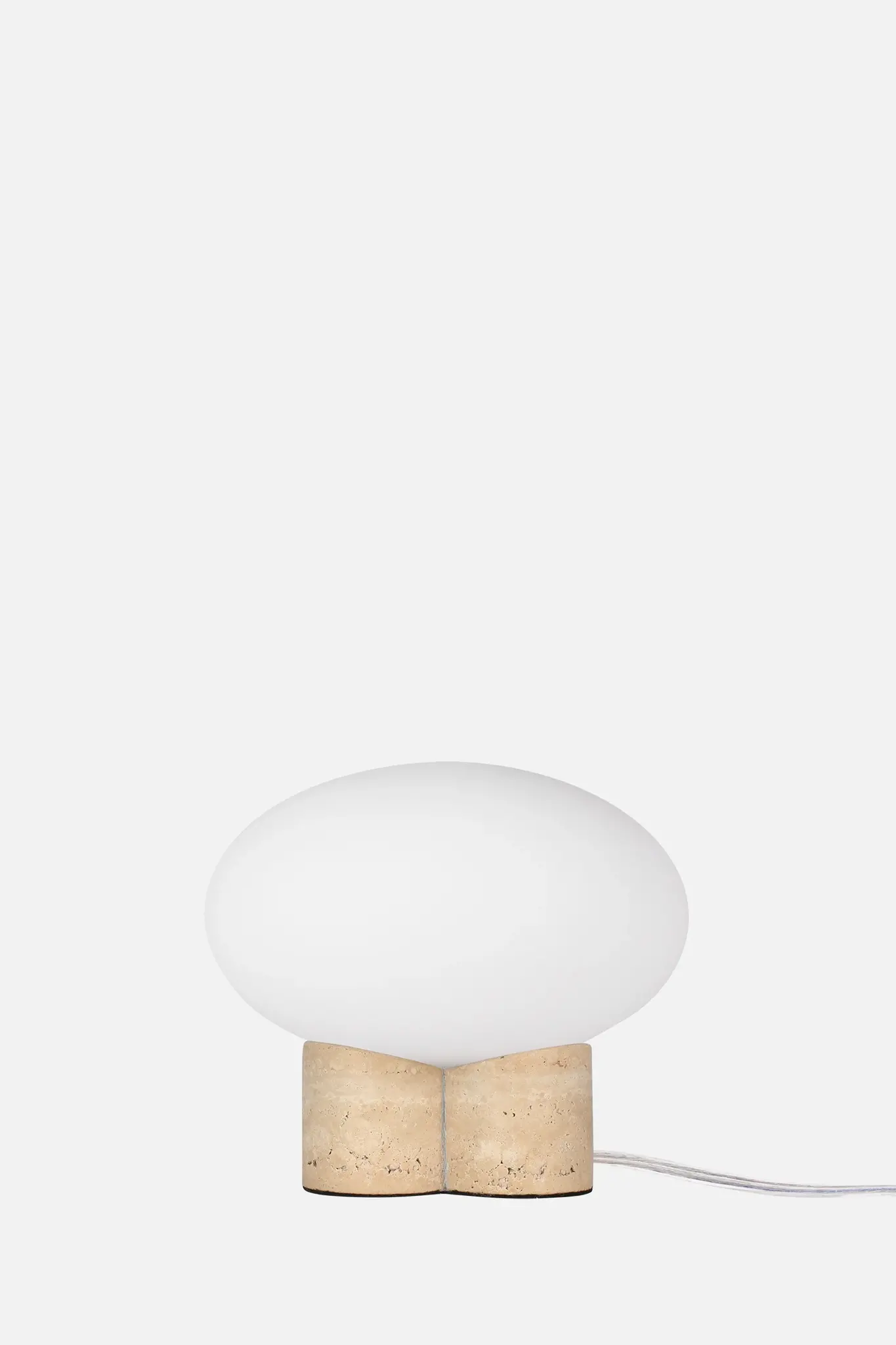 Globen Lighting Table Lamp Mammut Travertine Large