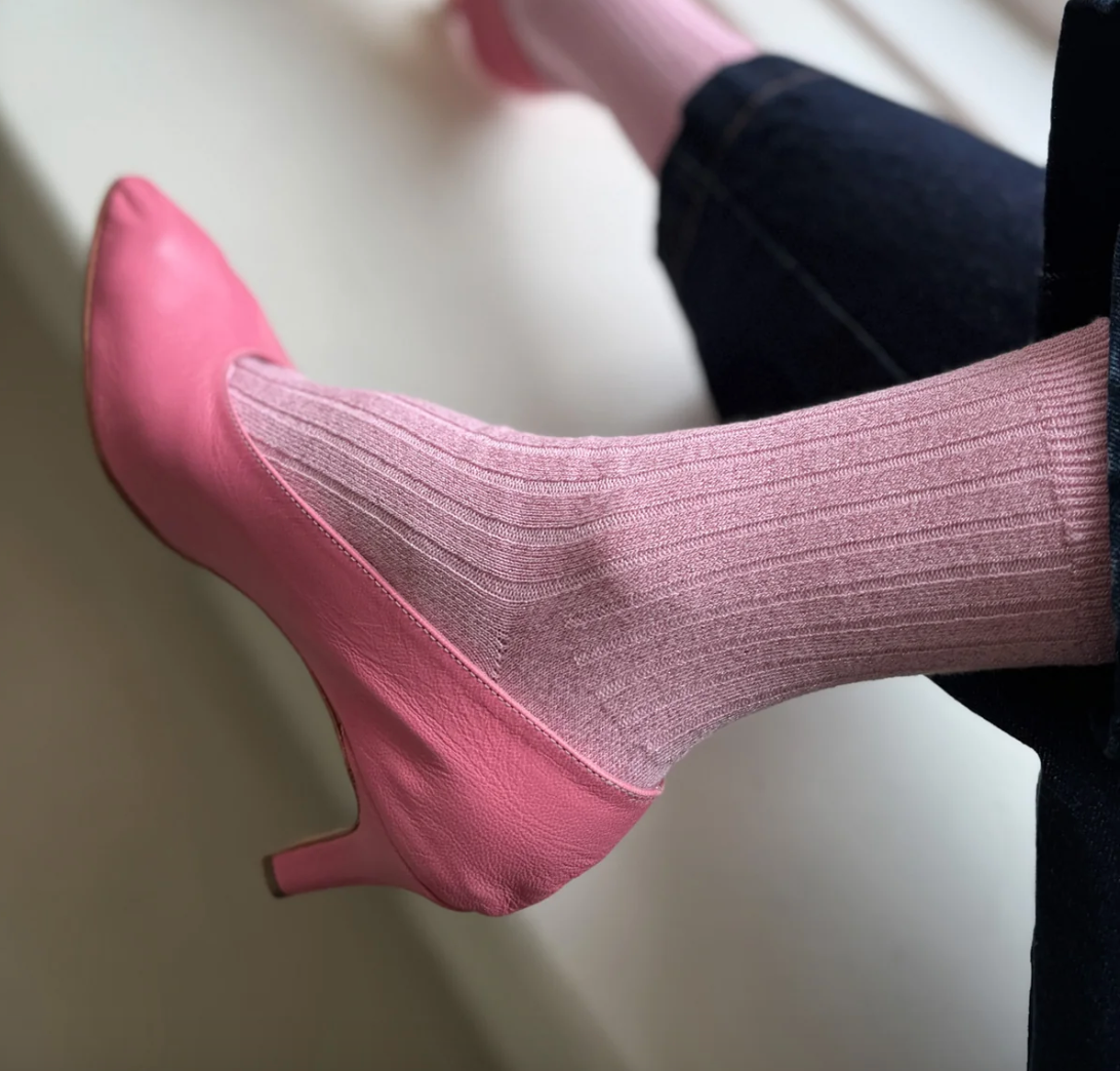 Le Bon Shoppe Her Socks Sparkling Rose