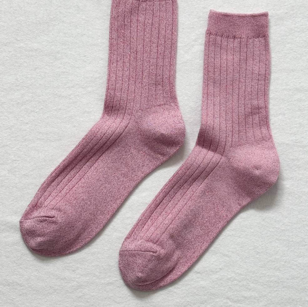 Le Bon Shoppe Her Socks Sparkling Rose