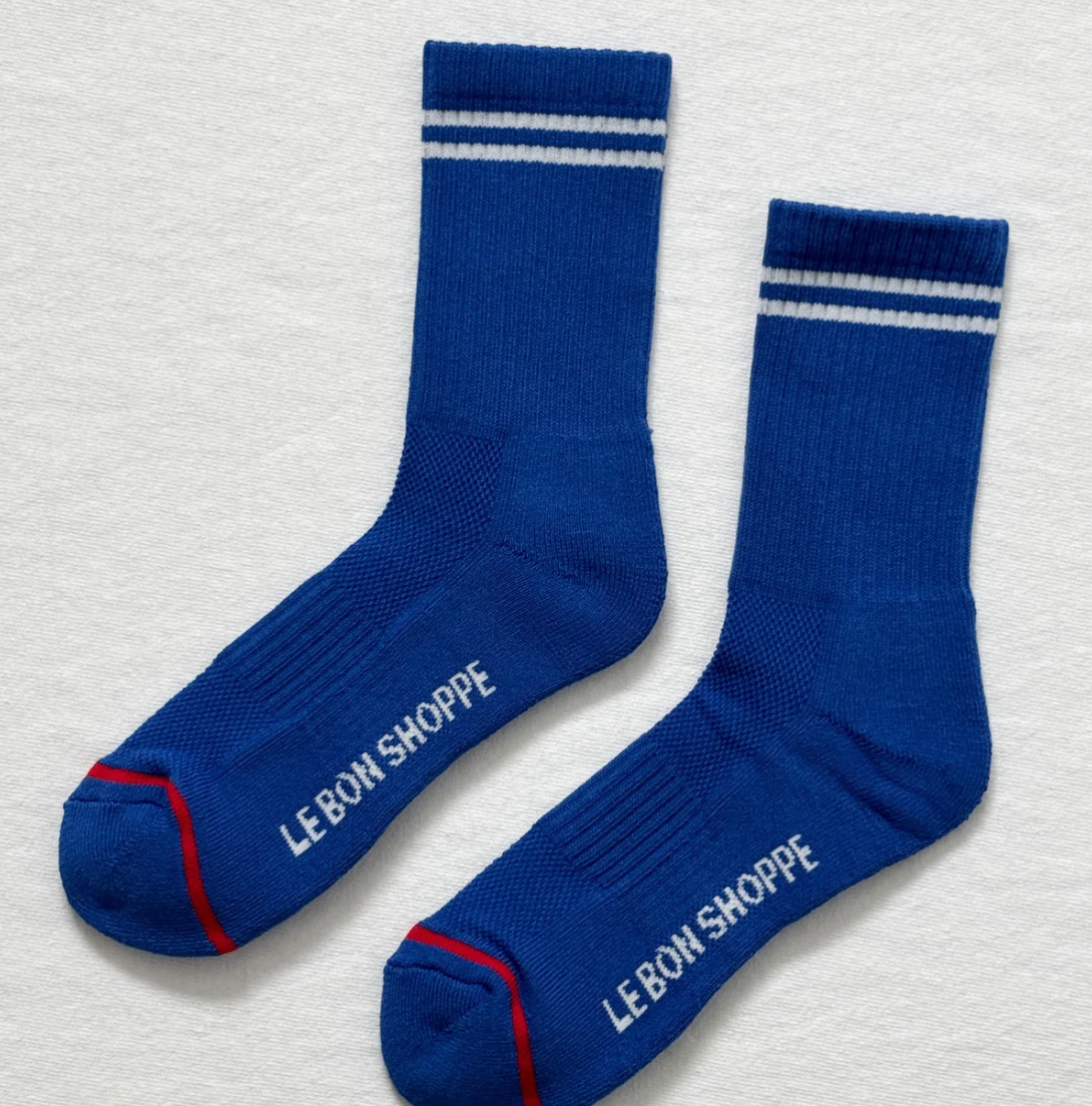 Le Bon Shoppe Boyfriend Socks Cobalt