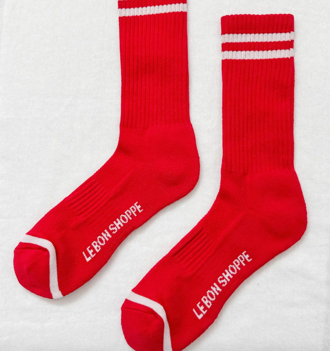 Le Bon Shoppe Extended Boyfriend Red