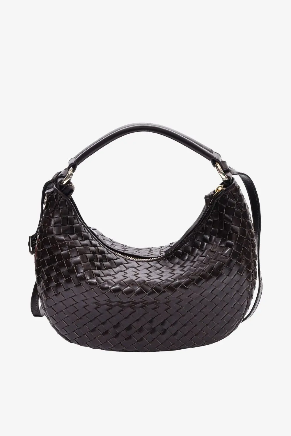 Adax Salerno shoulder bag Marlin Dark Brown