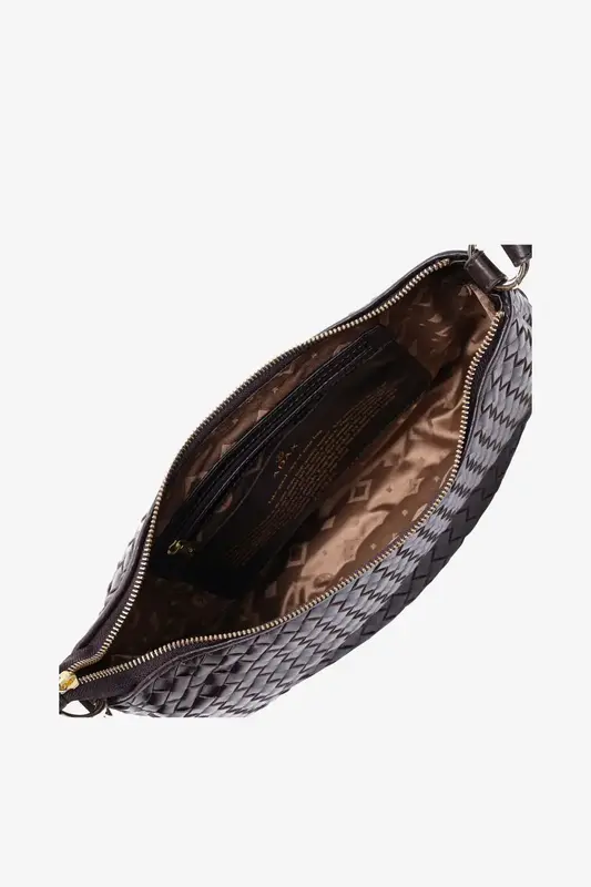 Adax Salerno shoulder bag Marlin Dark Brown