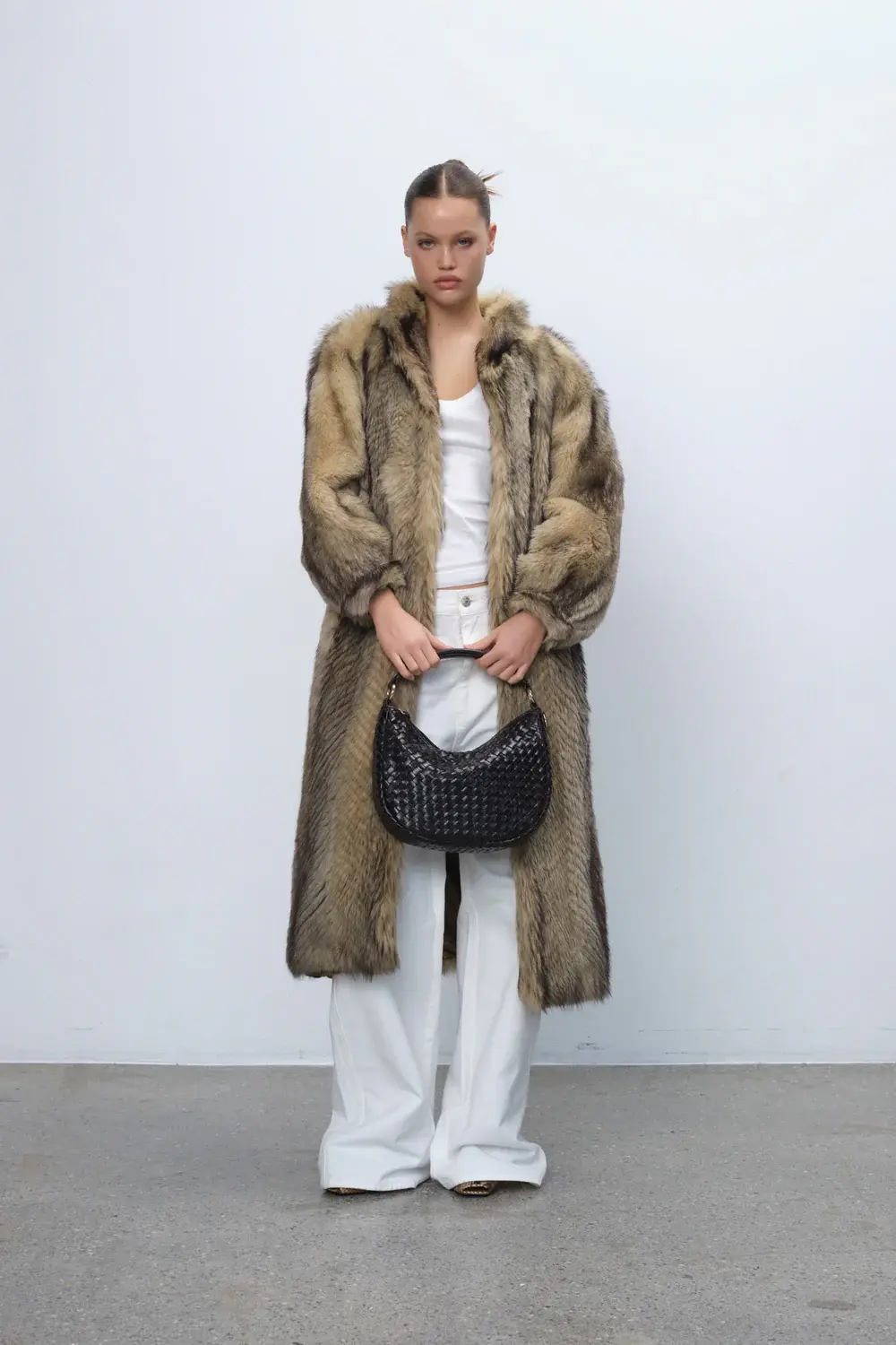 Adax Salerno shoulder bag Marlin Dark Brown