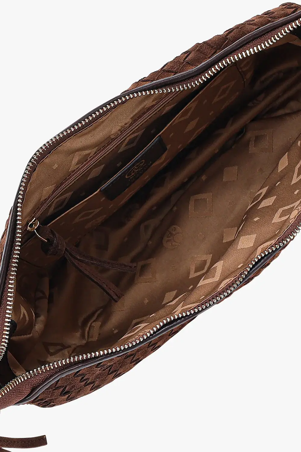 Adax Shoulder Bag Rozzano Marlin Braided Chocolate