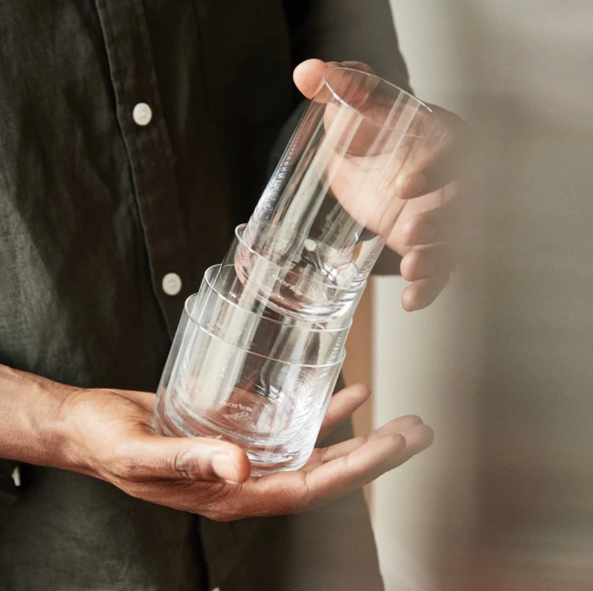 Aarke Nesting glasses