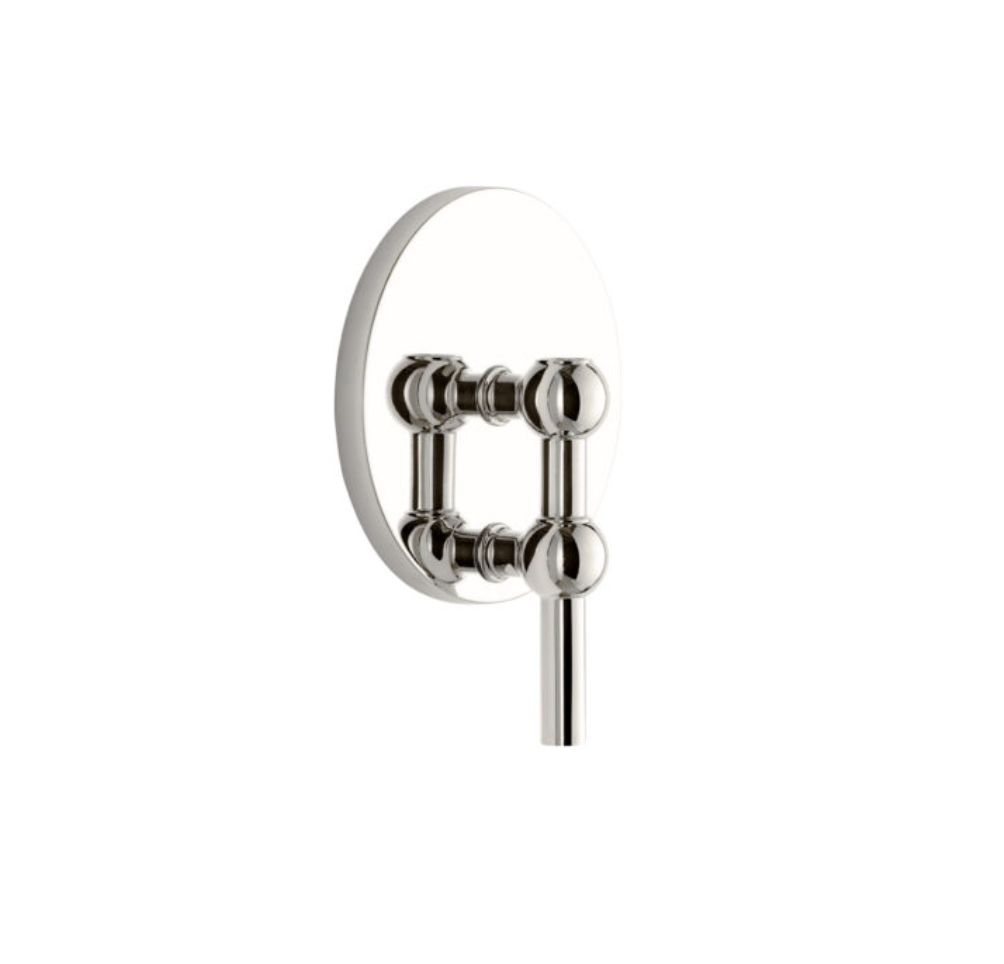 Stoff Nagel Chrome Nagel Wall Hanger Candle Holder