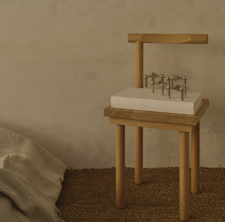 Stoff Nagel Chrome Nagel Candle Holder